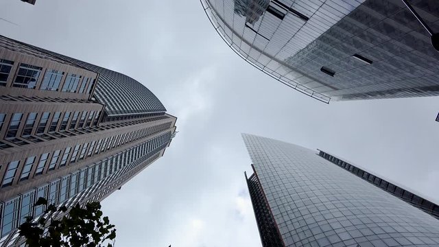Looking up at Skyscrapers
