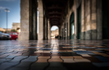 Architecture and sights of the Italian city of Genoa