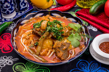 lime on dark wooden background