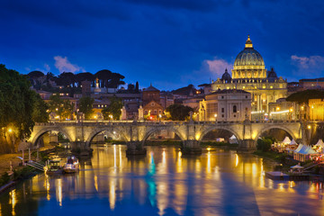 Fototapeta na wymiar Rome & Sunset