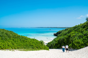 砂山ビーチ・海