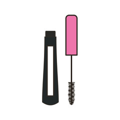 eyelash female make up vector illustration design