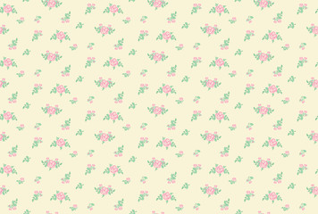 Cute Floral pattern in the small flower. 