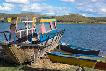 boats at the lake - brazil