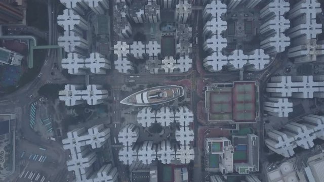 Hong Kong aerial view 257