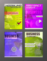 flyer design business and technology  icons, creative template design for presentation, poster, cover, booklet, banner.