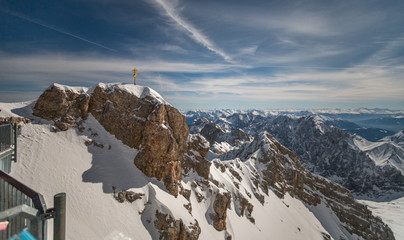 Gipfelkreuz auf der Zugspitze