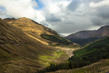 Fototapeta na wymiar Scotland Valley