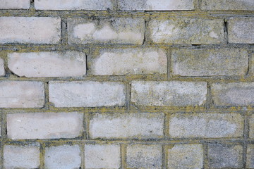 old gray brick wall, abstract background