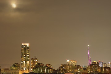 福岡市西区の夜景都市風景