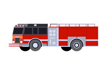 Fire truck icon emergency vehicle