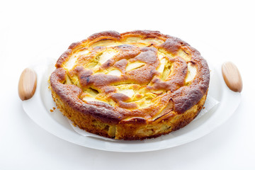 Traditional tasty apple pie