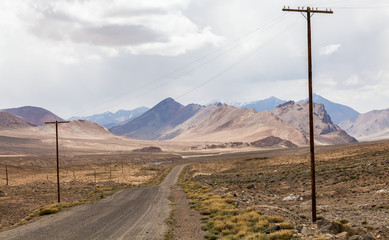 Fototapeta premium Nice view of Pamir in Tajikistan
