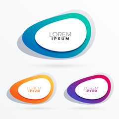 elegant banners with text space