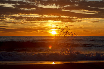 Obraz premium Puesta de sol marina