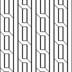 Design seamless monochrome geometric pattern