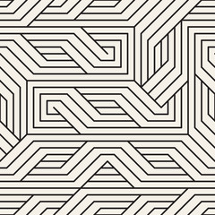 Vector seamless pattern. Modern stylish abstract texture. Repeating geometric tiles..