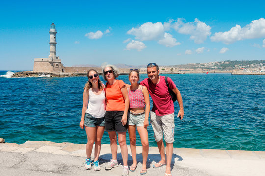Portait de famille en voyage en Crète
