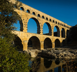 Fototapeta premium The Aqueduct Bridge is cultural landmark of France