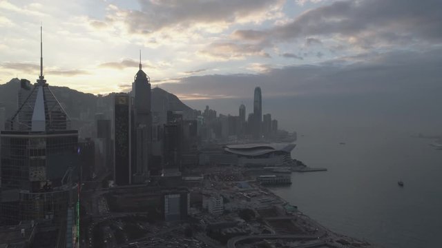 Hong Kong aerial view 286