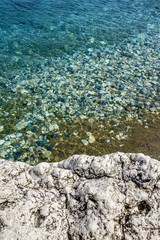 Aphrodite's Rock beach near Cyprus island