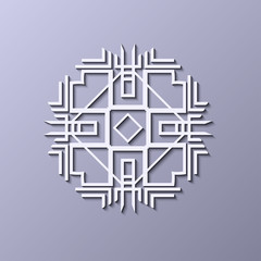 Vintage ornamental logo