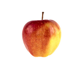 red apple on isolated white background