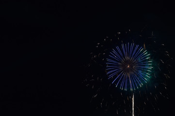 初夏の花火