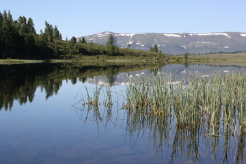 Alpine lake, Repablic of Gorny Altai