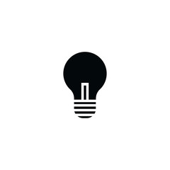 bulb icon. sign design