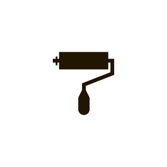 roller paint brush icon. sign design