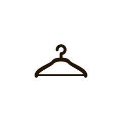 clothes hangers icon. sign design