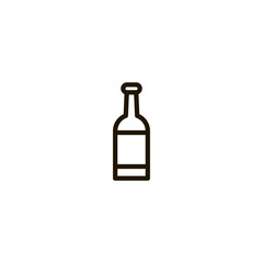 bottle icon. sign design