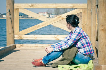 Kobieta na pomoście © Mariusz Stoszewski