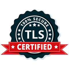 TLS Certified label illustration