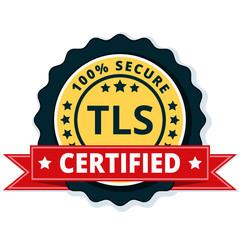 TLS Certified label illustration