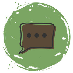 WebChat icon. Dialog text