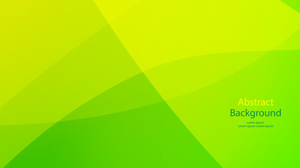 Green color and Yellow color background abstract art vector 