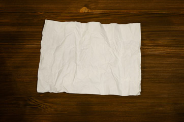 Blank page paper sheet on office or student desk table. Education background. wilh copy space. to do list. Goals.