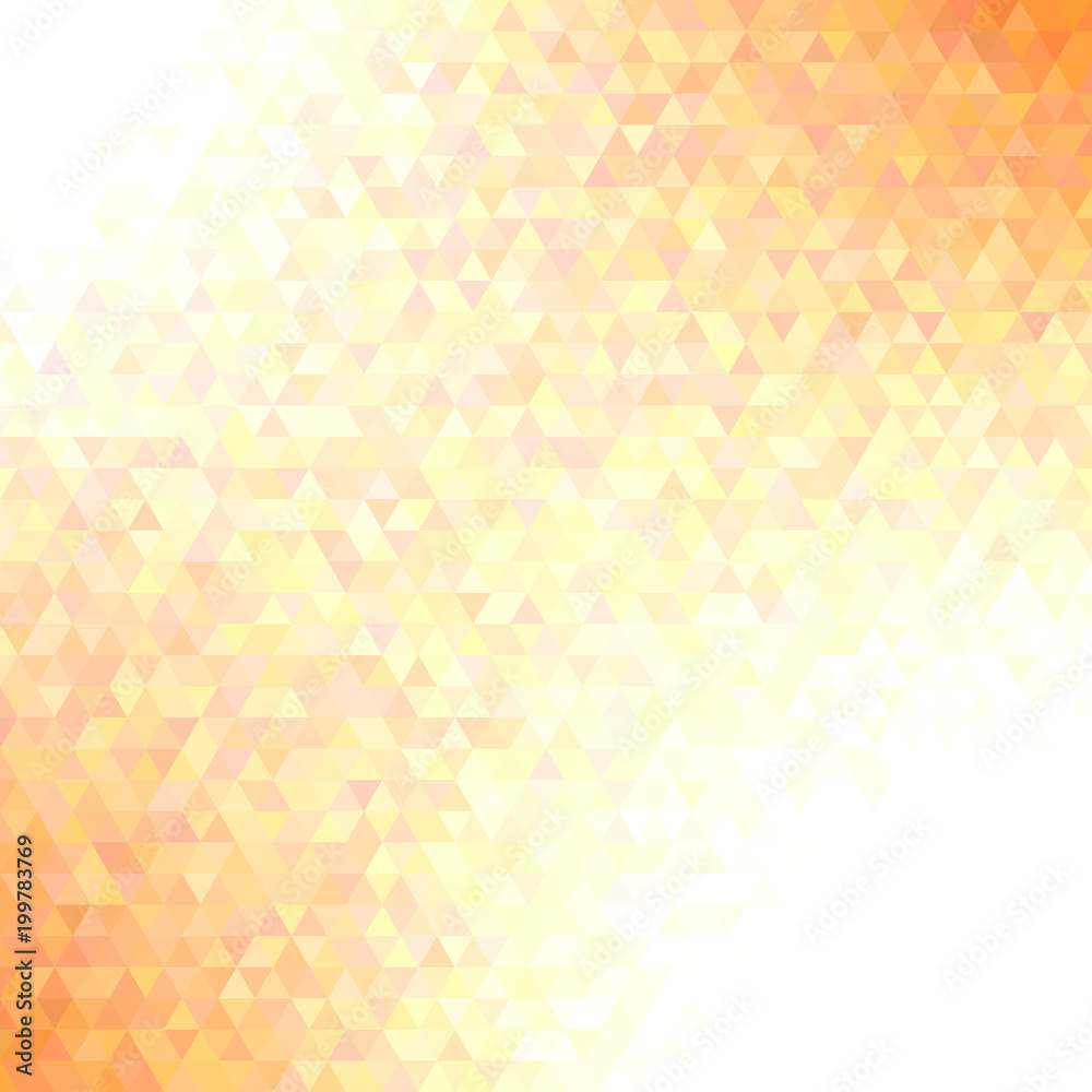 Poster polygonal abstract tiled triangle background - modern vector graphic design with regular triangles
