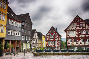 Gebäude am Kornmarkt in Wetzlar, Hessen