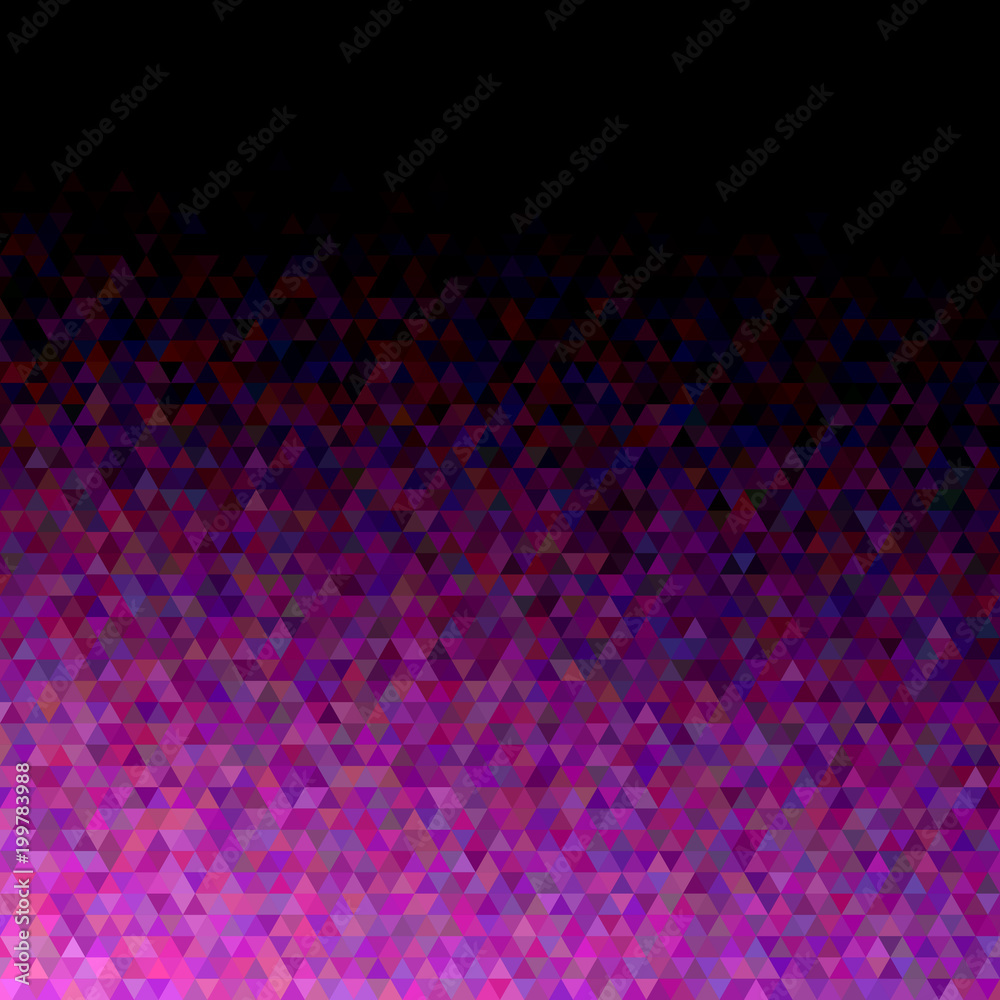 Poster polygonal abstract tiled triangle background - modern vector graphic design with regular triangles i