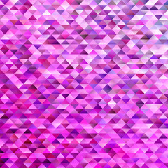 Abstract tiled triangle polygon background - gradient vector mosaic illustration
