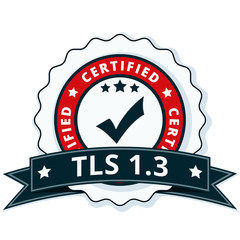 TLS 1.3 Certified label illustration