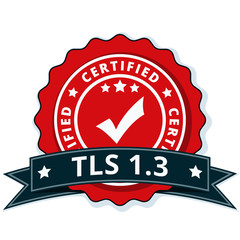 TLS 1.3 Certified label illustration