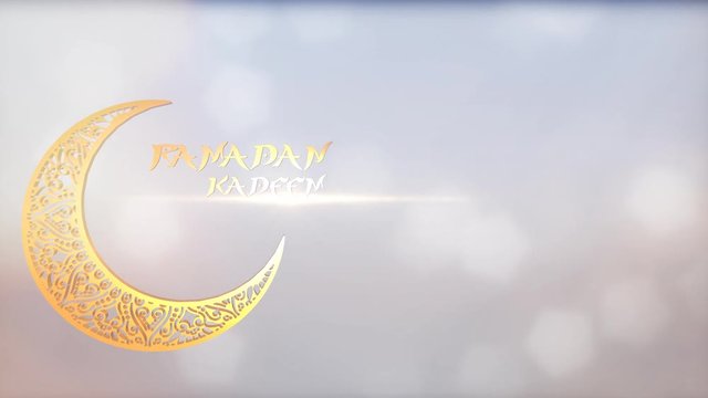 Ramadan kareem 3d animation background
