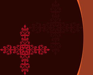 Fototapeta premium Christian Cross Design