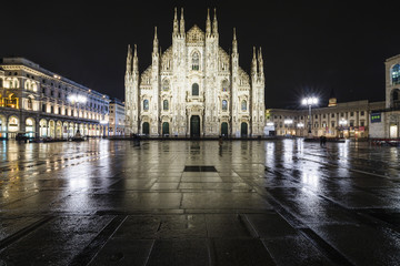 Fototapeta na wymiar Cathedral of Milan