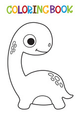 Cute Dino coloring book