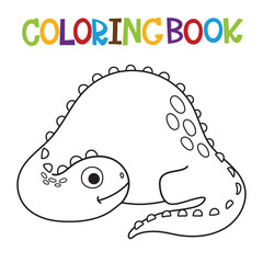 Cute Dino coloring book